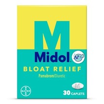 Midol Bloat Relief, Bloating Relief Caplets, 30 Count - £9.56 GBP