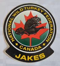 NATIONAL WILD TURKEY FEDERATION TEAM NWTF CANADA STICKER JAKES ADVERTISI... - $9.99
