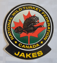 NATIONAL WILD TURKEY FEDERATION TEAM NWTF CANADA STICKER JAKES ADVERTISI... - £7.85 GBP