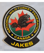 NATIONAL WILD TURKEY FEDERATION TEAM NWTF CANADA STICKER JAKES ADVERTISI... - £7.85 GBP