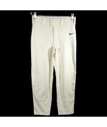 Kids Baseball Softball Pants Boys Size Large Nike Cream Off White Creamy... - $54.40 CAD