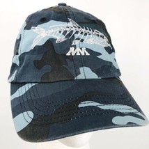 Oatey Plumbing Fish Blue Camouflage Baseball Hat Cap Adjustable  - £19.95 GBP