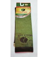 Mossy Oak Sublimated Men&#39;s Crew Socks 1 Pair Large Shoe Size 9-12.5 Gree... - $190.49 MXN