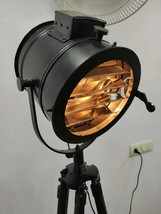 Handmade Industrial Spotlight Black Matte Nautical Floor Lamp For Home Decor - £187.10 GBP