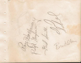 Ralph Gagliano Fred Smith Brent Strom Ray Hathaway + 6 Signed Vintage Album Page - £39.68 GBP