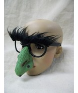 Goofy Frankenstein Monster Green Nose Costume Glasses Brows Unibrow Wart... - $257.29 MXN