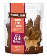 Waggin Train 22012931 Salmon Jerky Dog Treats for Skin &amp; Coat Support - ... - £23.49 GBP