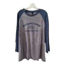 Dennis DeYoung “The Grand Illusion” 40th Anniversary Tour Raglan Long Sl... - $19.80