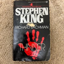 Thinner Horror Paperback Book by Richard Bachman from Signet Books 1985 - £9.66 GBP