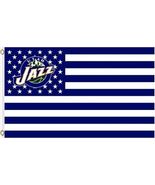 Utah Jazz US Flag 3X5Ft Polyester Banner USA Digital Print - $18.99