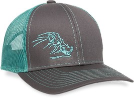 Wild Boar Cotton Twill / Mesh Back Hunting Cap for Men - £14.25 GBP