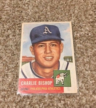 1953 Topps Charlie Bishop #186 Baseball Card - £4.73 GBP