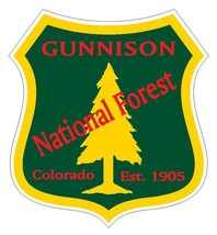 Gunnison National Forest Sticker R3243 Colorado You Choose Size - £1.13 GBP+