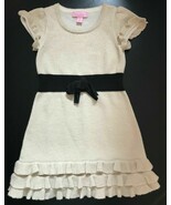 $74 NWT XS 2-3 Lilly Pulitzer Rita Ruffled Sweater Dress Girls Cameo Whi... - $570.94 MXN