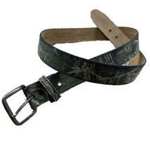 Vintage Camouflage Belt Made In USA Men&#39;s Size 42 Cotton Twill Hunting F... - $19.75