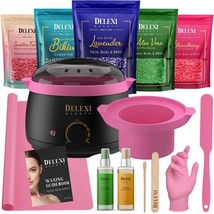 All-in-one At Home Waxing Kit for Women +5 Pack Salon Quality Hard Wax B... - $46.74