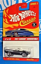 Hot Wheels 2006 Classics Series 2 #7 1967 Camaro Convertible HWC Exclusive Black - £10.70 GBP