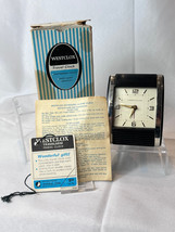 Working Vtg Westclox Wind Up Travalarm Clock Black USA Slide Cover #42002 In Box - £31.54 GBP