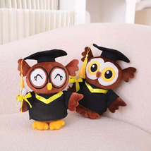Graduation Gift Doctor Owl Bear Plush Toy Cute Stuffed Animal Toy Doll S... - £5.91 GBP