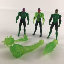 DC Green Lantern Movie Supercharged 4&quot; Action Figure Lot Abin Sur Sinestro Toy - £39.62 GBP