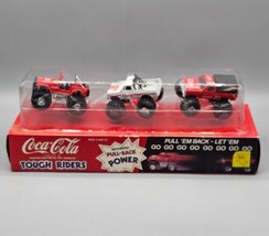 VINTAGE Coca-Cola Tough Riders Motorized Friction Diecast Trucks, Hartoy... - £14.90 GBP