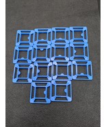 Lot Of (14) Monsterpocalypse Blue Player Unit Indicator Bases  - $14.84