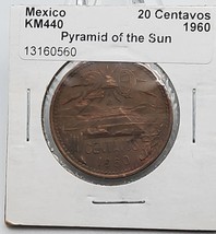 MEXICO  COIN 20 Cent 1960  Km#440  ~ Circulated - $1.48