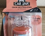Yankee Candle Car Jar Air Freshener Line Dried Cotton NOS - $7.59