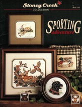 Cross Stitch Hunting Fishing Bull Elk Black Lab Bear Mallard Coaster Pattern  - $12.99