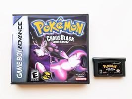 Pokemon Chaos Black Fan Mod Gameboy Advance (GBA) USA Seller - £11.98 GBP+