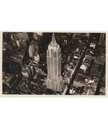 Postcard Empire State Building From The Air RPPC Aerial View - £3.92 GBP