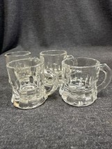 Vintage Federal Glass Mini Beer Mug Shot Glass, Set of 4 - $11.88