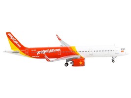 Airbus A321neo Commercial Aircraft &quot;VietJet Air&quot; White and Red 1/400 Die... - $2,113.06 MXN