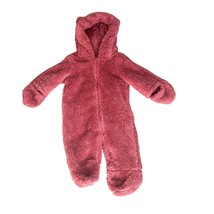 Wippette Dusty Pink Kids Infant Hooded Jumpsuit for 3/6 Months Baby - $17.46