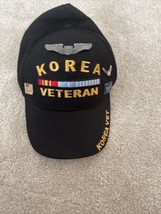 Rapid Dominance Hat Korea Veteran Embroidered Baseball Cap w/4 Pins - £19.60 GBP