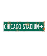 Retro Chicago Stadium Metal Road Sign - $647.34 MXN