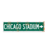 Retro Chicago Stadium Metal Road Sign - £23.18 GBP