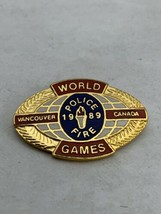 World Police and Fire Games Vancouver Canada 1989 Lapel Police Pin - $24.75