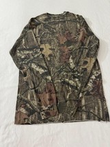 MOSSY OAK Break-Up Infinity Men's Crewneck Long Sleeve Camo T-Shirt Chest 36" image 2