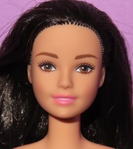 Barbie Cookie Swirl C Tori Head Social Media Brunette Nude Doll for OOAK or Play - £17.58 GBP