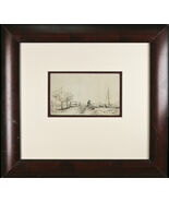 &quot; Six&#39;s Pont &quot; Rembrandt Réamorçage Gravure Signée En Plaque Encadré - $959.82 CAD