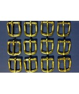 (12) 1&quot; Solid Brass Harness Buckles  twelve buckles -NEW - $313.86 MXN