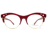 Versace Eyeglasses Frames MOD.3232 5197 Red Gold Round Full Rim 52-20-140 - $163.41