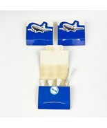 Vtg 3 Packs McDonnell Douglas Plane Golf Tees Ball Marker White Logo New... - $380.59 MXN
