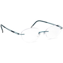 Silhouette Eyeglasses 5521 FB 5040 Titan Next Generation Teal Rimless 52[]17 140 - £74.74 GBP