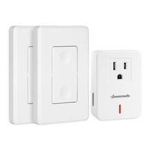 Wireless Remote Wall Switch And Outlet, Plug In Remote Control Outlet Light Swit - £22.79 GBP