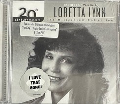 Loretta Lynn - The Best of Vol 2 (CD 2001 20th Century) Brand NEW cracks in case - $6.93