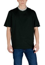 Armani Exchange Men T-Shirt Black Short Sleeve Designer Logo Tee 2025 Collection - $1,510.78 MXN