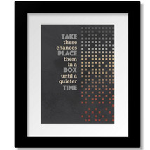 Ants Marching Song Lyric Inspired Rock Music Wall Art - Print, Canvas or... - £15.16 GBP+