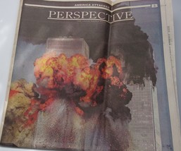 Vintage The Grand Rapids Press MI America Attacked 9/11 Sept 16 2001  - $4.99